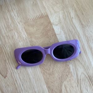 Anthropologie Rectangular Women's Sunglasses LAVENDER New